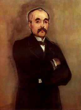 愛德華 馬奈 Portrait of Georges Clemenceau